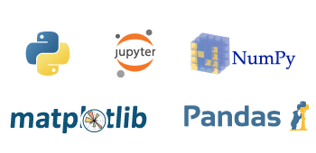 python jupyter Numpy matplotib pandas