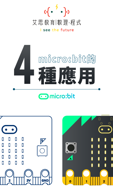 艾思教育 | 數理 · 程式 - micro:bit的4種應用