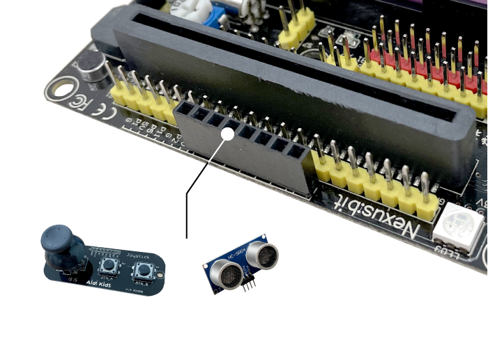 搖桿/超音波模組接頭(P1, P2, P5, P11)